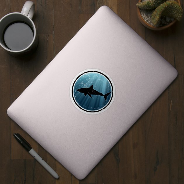 Great White Shark by NicGrayTees